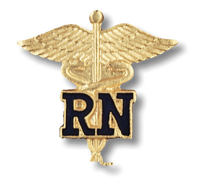 Registered Nurse Emblem Pin