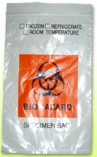 Lab Specimen Bag 8x10 100/pkg