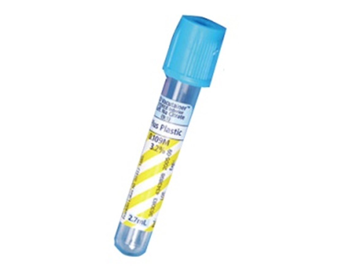 Vac Blue Citrate Blood Coll Tubes Plast 2.7ml 100/bx