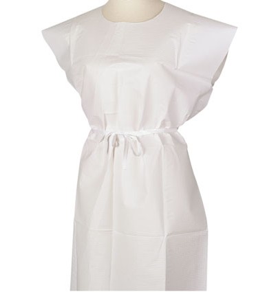 Exam Gown White 50/bx