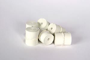 White Disposable Non-Latex Tourniquet Rolled 100/bg