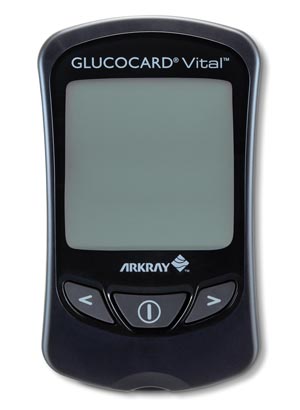 Glucocard Vital Blood Glucose Monitoring System<p><a href="images/green.pngtitle="In Stock & Ready for immediate shipping."></a><img src="images/green.png" alt="In Stock & Ready for immediate shipping." title="In Stock & Ready for immediate shipping." width="227" height="50" /></p>