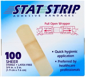 Stat Strip Sheer Bandages 100/bx