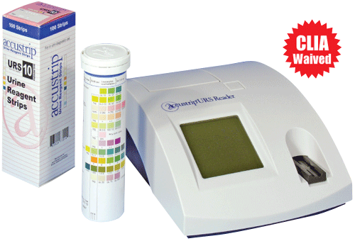 Accustrip Urine URS Reader Test Strips 100/bx<p><a href="images/green.pngtitle="In Stock & Ready for immediate shipping."></a><img src="images/green.png" alt="In Stock & Ready for immediate shipping." title="In Stock & Ready for immediate shipping." width="227" height="50" /></p>